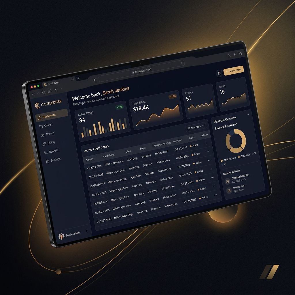 CaseLedger - App de Gestión Legal